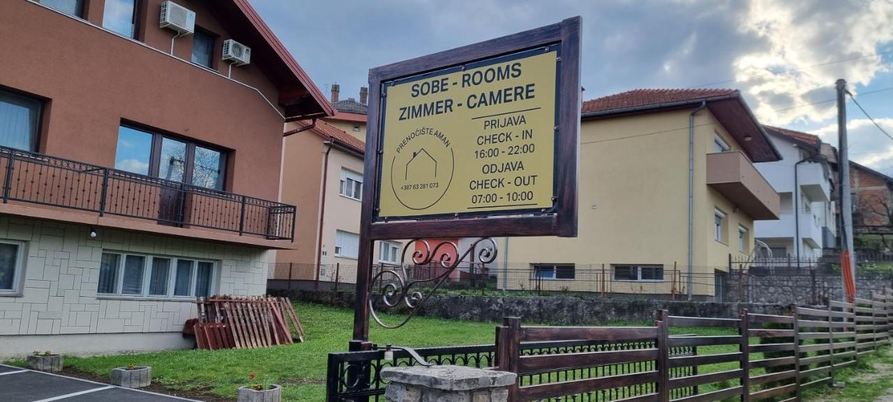 Prenociste-Sobe-Rooms-Aman Bihać Zewnętrze zdjęcie